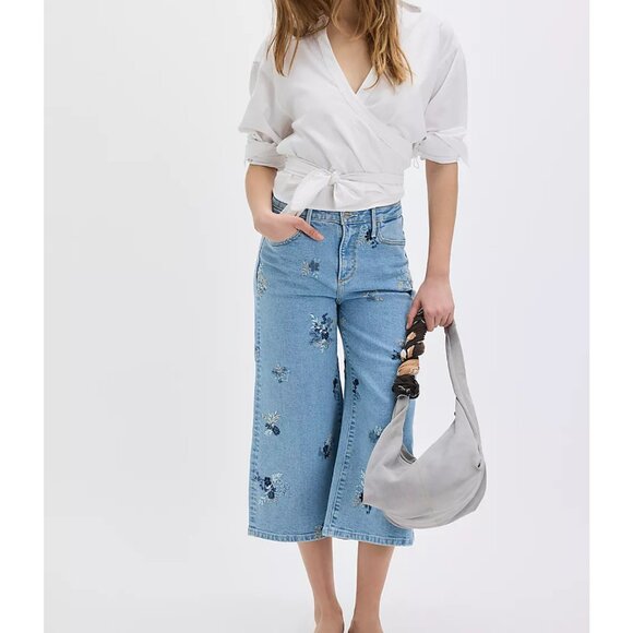 Driftwood Amie Culotte Jeans Color Summer Bliss - Picture 1 of 4